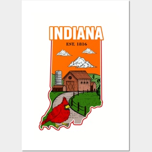 Indiana and vintage Posters and Art